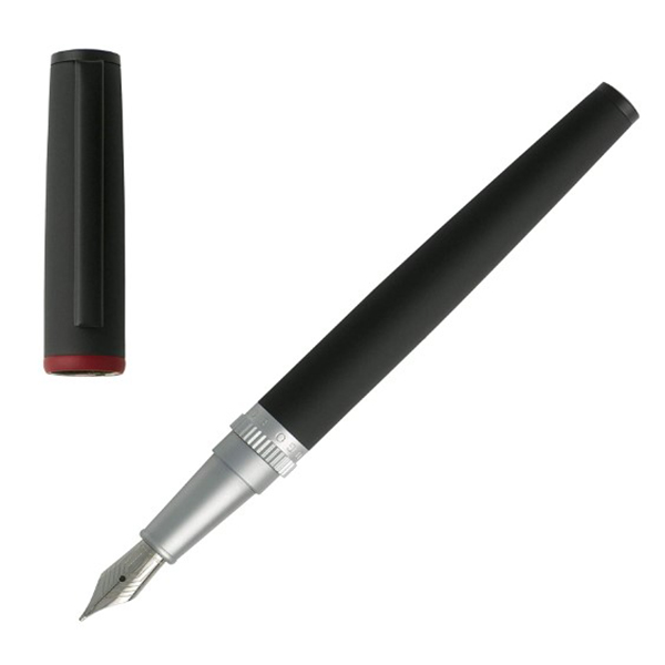 Hugo Boss Gear Black Fountain Pen