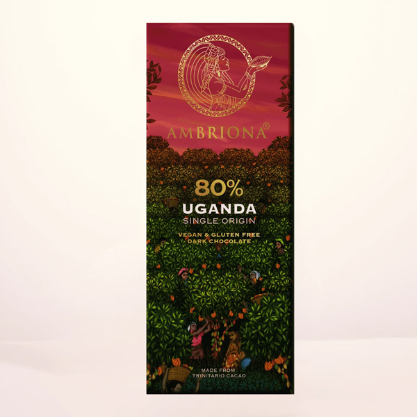 Ambriona - 80% Single Origin Intense Dark Chocolate From Uganda