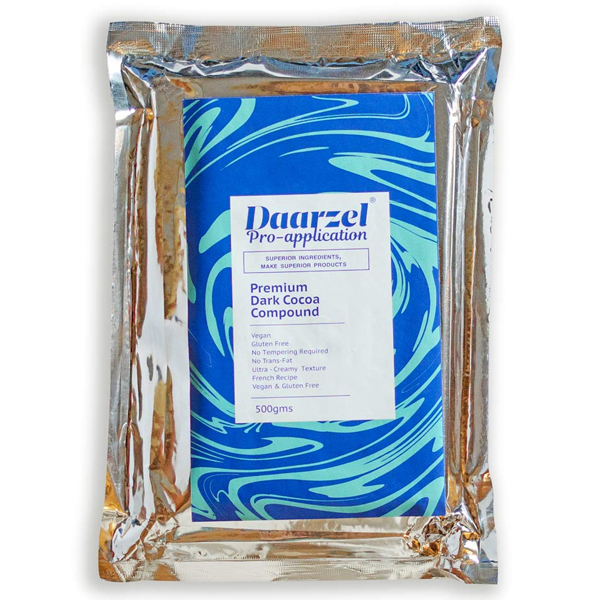 Premium Dark Cocoa Compound | Vegan | Gluten Free | 500 Grams