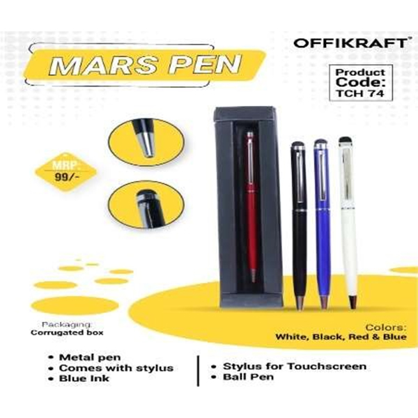 Mars Pen Tch 74 Black, Blue, Red, White