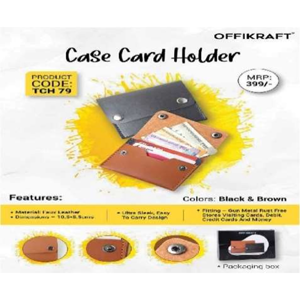Case Card Holder Tch 79 Brown